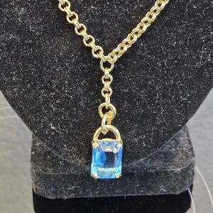 Park Lane Aqua Marine Double Link Necklace